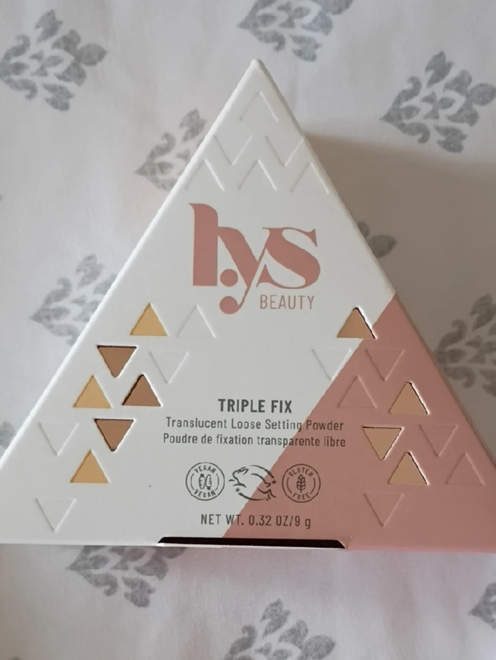 lys Beauty Triple Fix Translucent Setting Powder - Pink & White